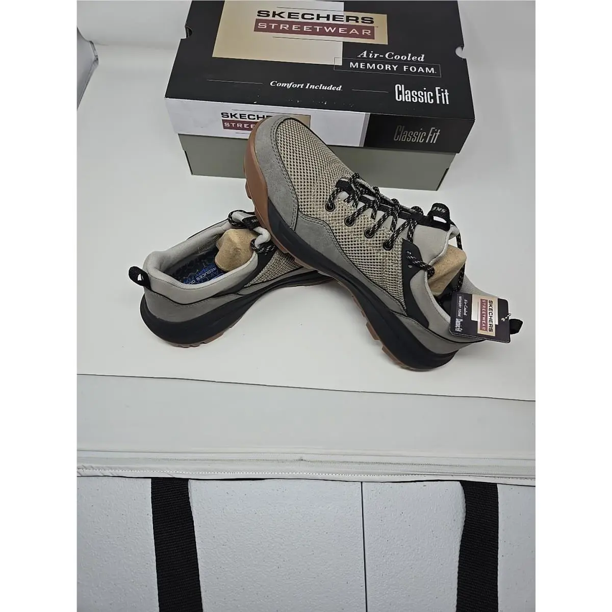Skechers shoes - SKECHERS Streetwear Cambert Herder - Streetwear Cambert Herder - 210899/CMNT - Gray (UPC: 197976551541) 8