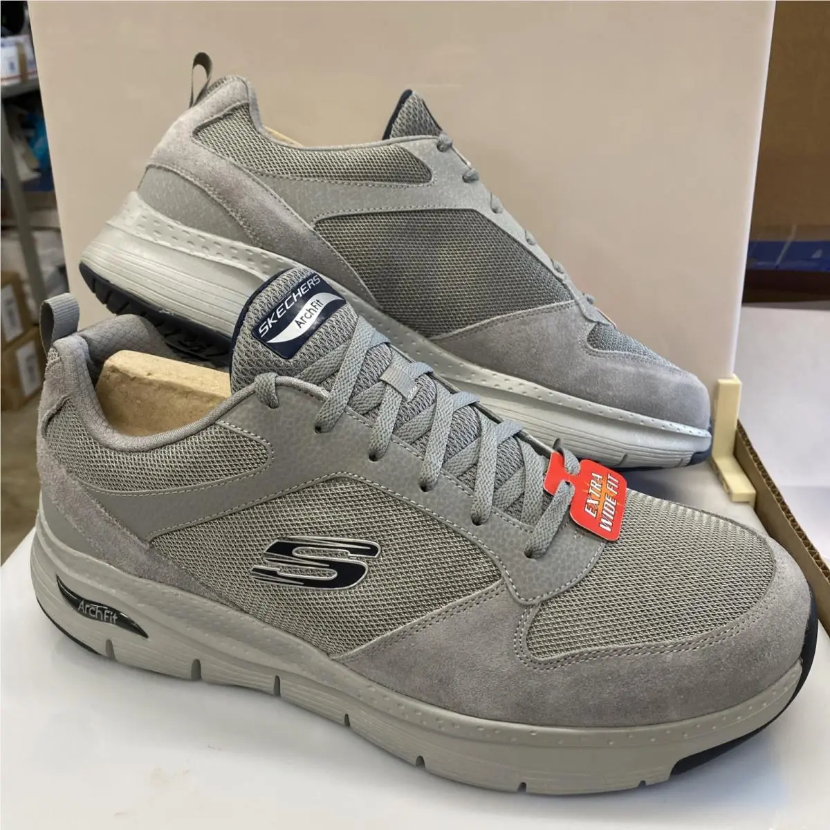 Skechers shoes - Skechers Arch Fit Servitica - Arch Fit Servitica - 232101WW - Gray (UPC: 0195204670767) 2