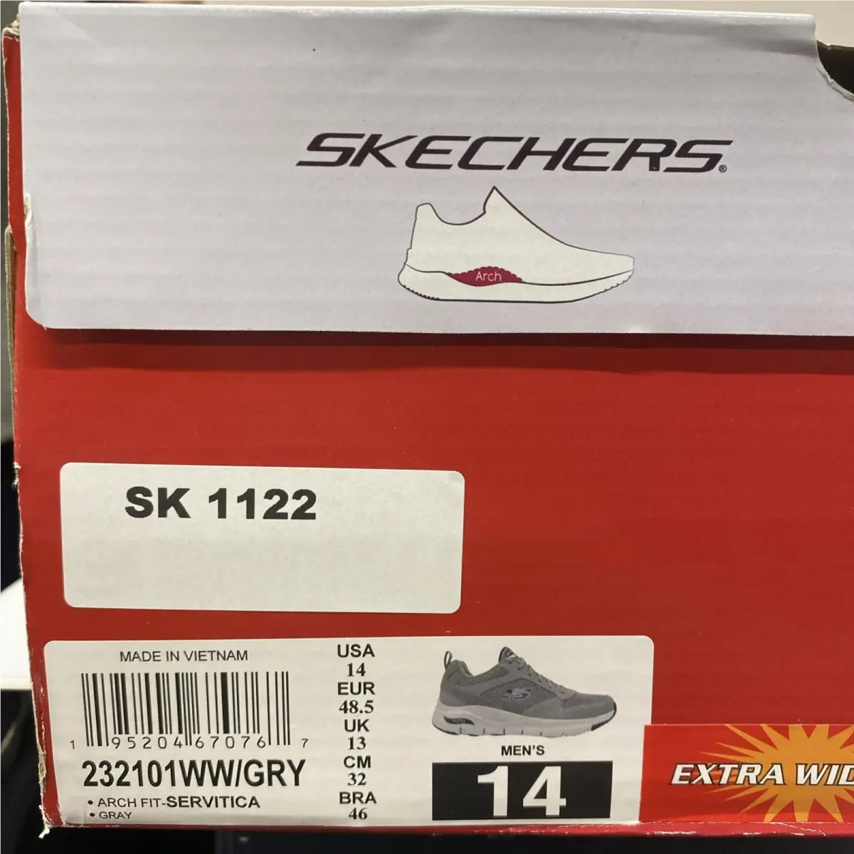 Skechers shoes - Skechers Arch Fit Servitica - Arch Fit Servitica - 232101WW - Gray (UPC: 0195204670767) 4