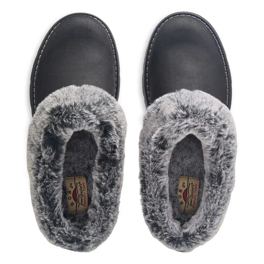 Skechers shoes - Skechers BOBS - BOBS - Black Faux Fur - 114762 4