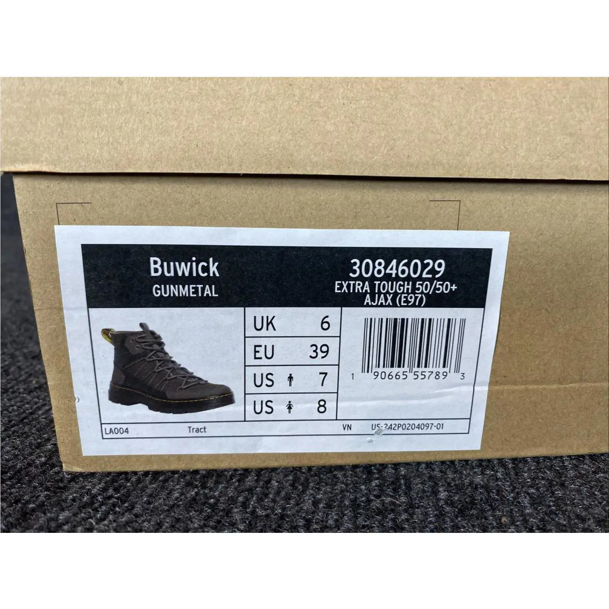 Dr. Martens shoes - Dr. Martens Buwick - Martens Buwick - 30846029 - Gray (UPC: 190665557893) 9