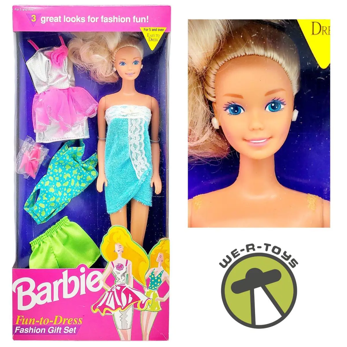 Barbie Fun to Dress Doll Fashion Gift Set 1992 Mattel 3826