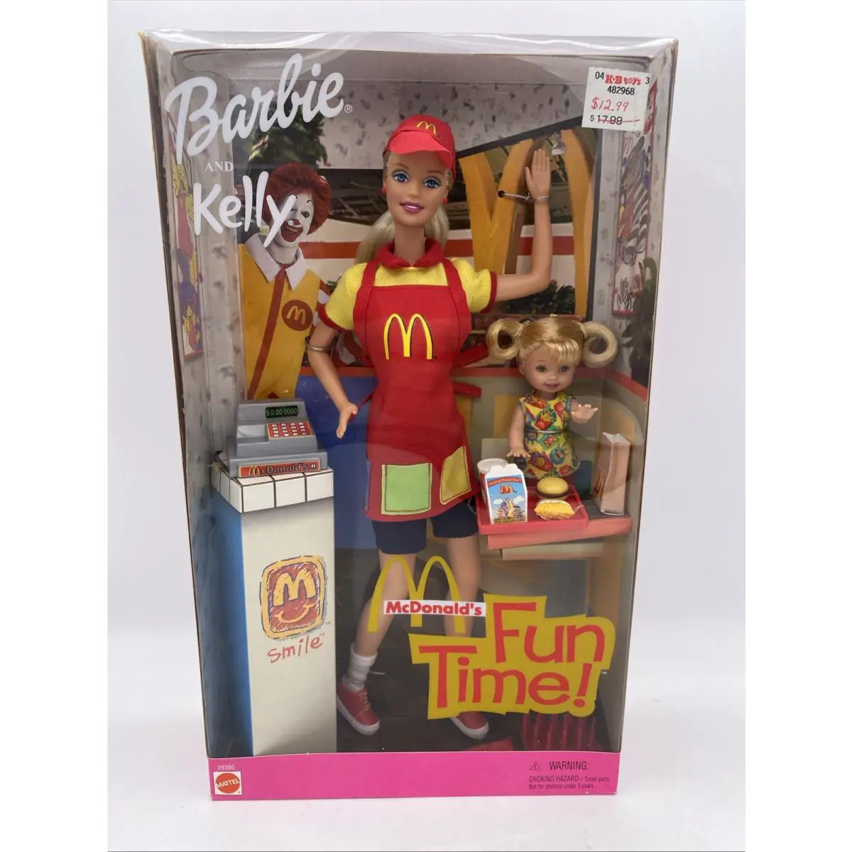 Barbie and Kelly Dolls Mcdonald’s Fun Time 29396 Mattel Read