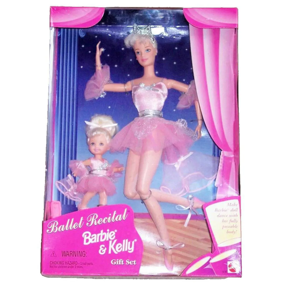 Barbie Kelly Ballet Recital Doll Gift Set 1997 Vintage Retired Dancer Nrfb