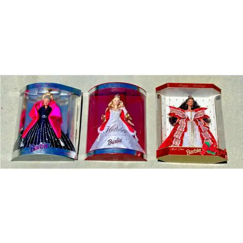 Special Edition Barbie Set OF 3 Special Edition Holiday Collection Barbies
