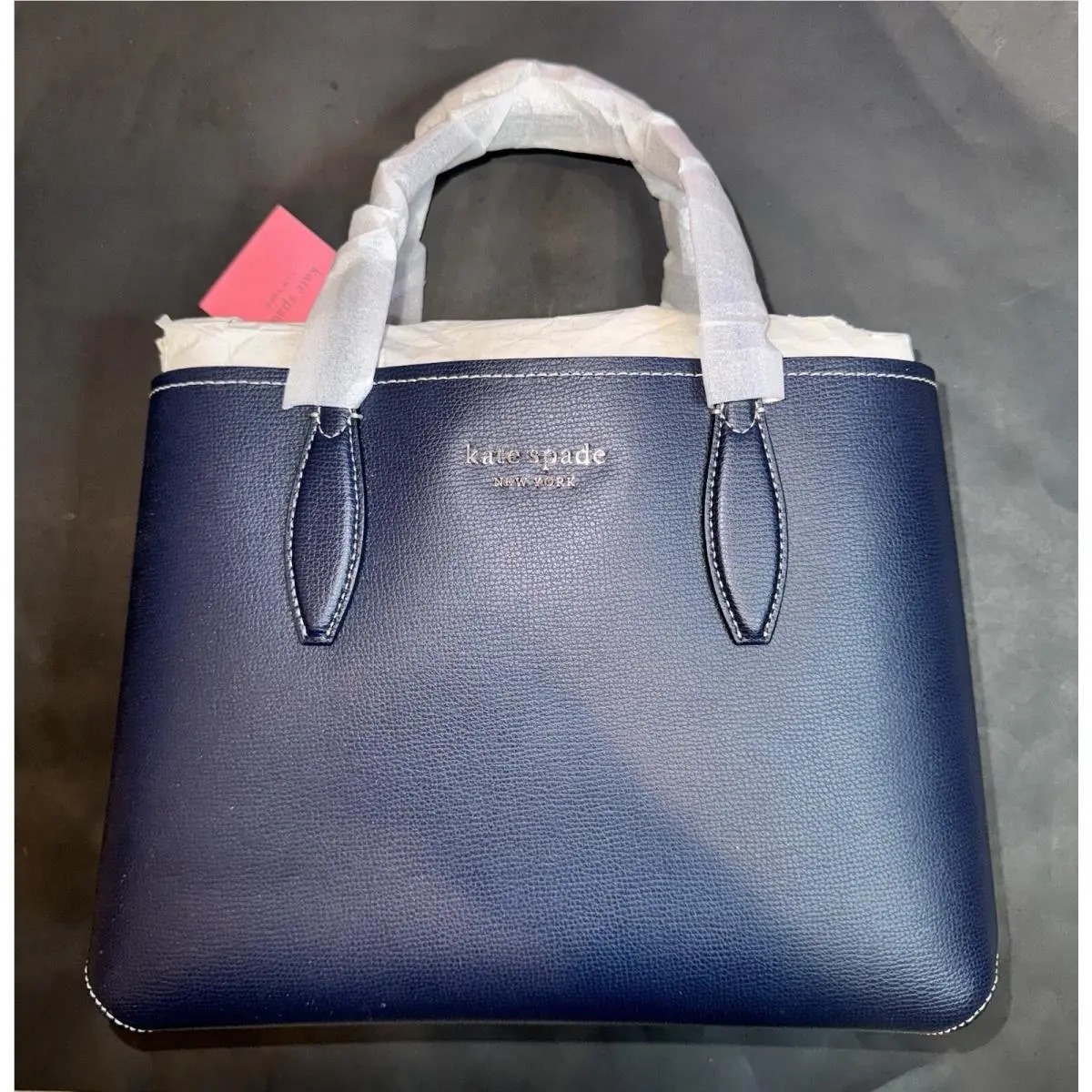 All Day Tote Dainty Bloom Medium Blue Leather Crossbody Bag by Kate Spade