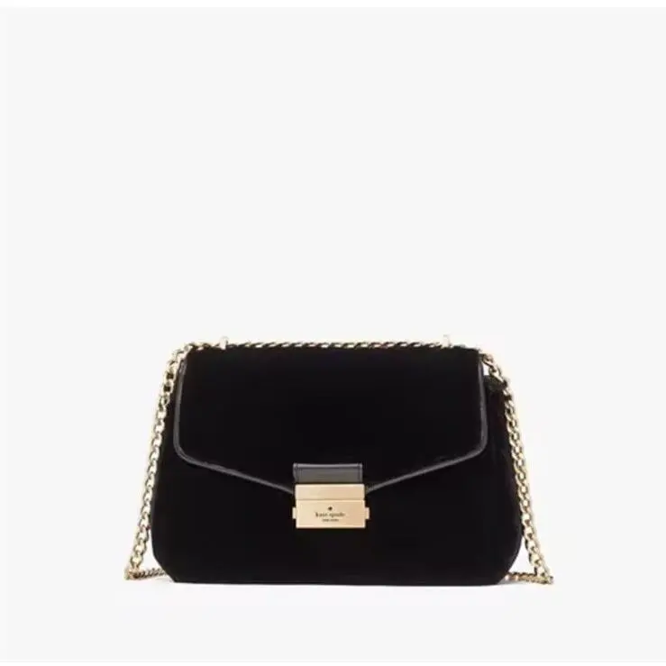 Kate Spade Carey Fur Small Flap Shoulder Bag w/ Chain Leather Strap Nwt`s