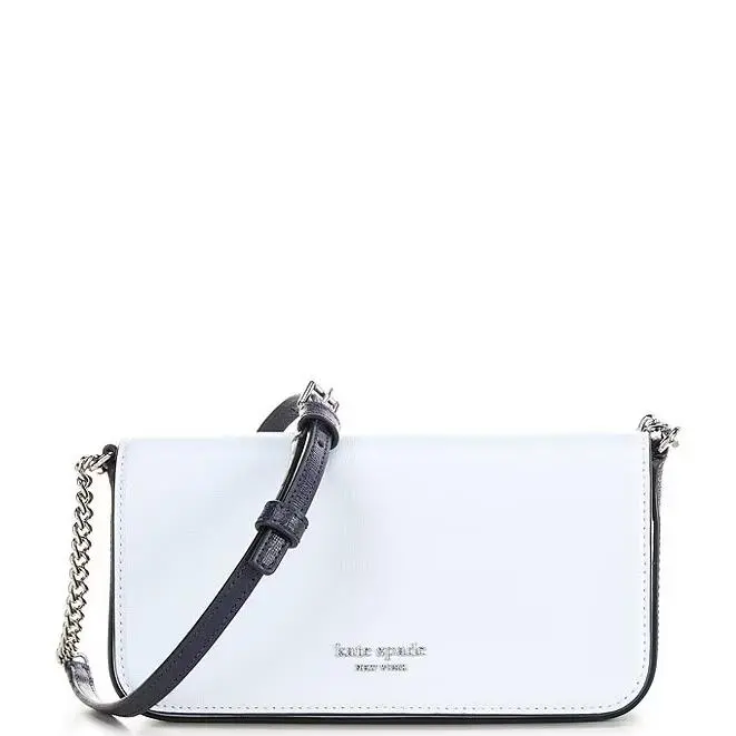 Kate Spade Devin Pale Sapharine Multi Flap Chain Wallet Crossbody Blue