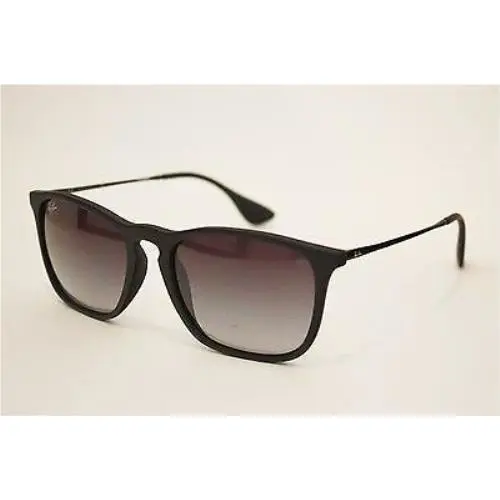 Ray-ban RB 4187F Chris Sunglasses 622/8G Rubber Black 54mm Unisex