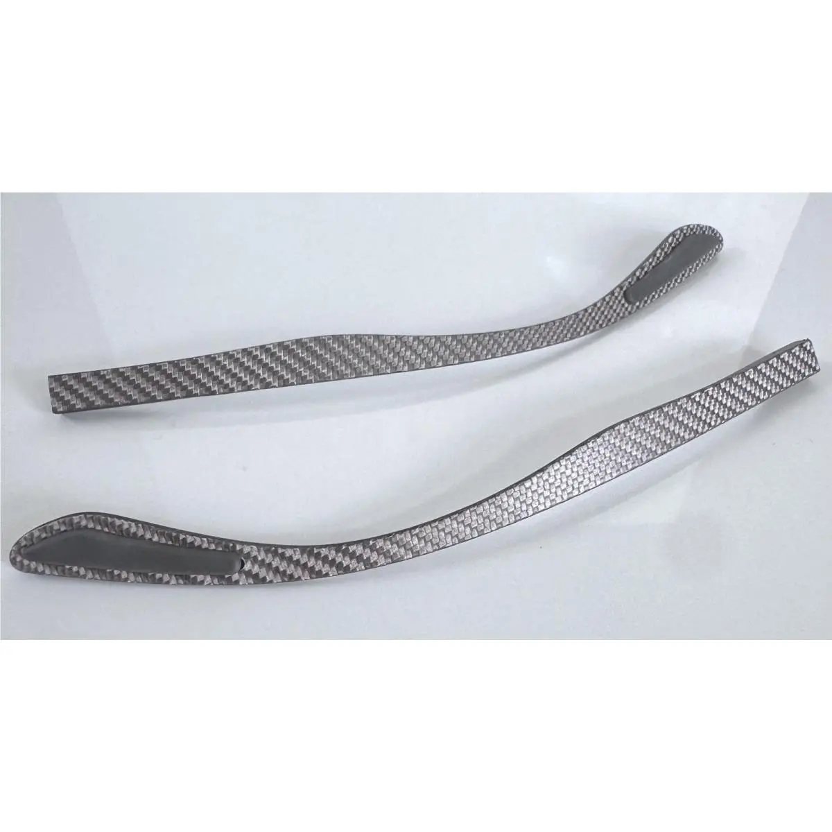 Ray Ban RB8421 8422 Carbon Fiber Gray Silver Replacement Temple Arms RX8421 Pair