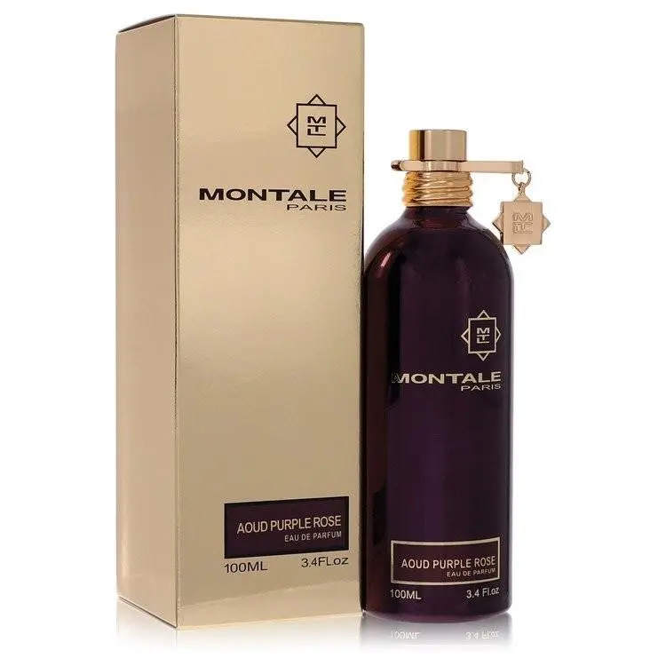 Montale Aoud Purple Rose by Montale Eau De Parfum Spray Unisex 3.4 oz For