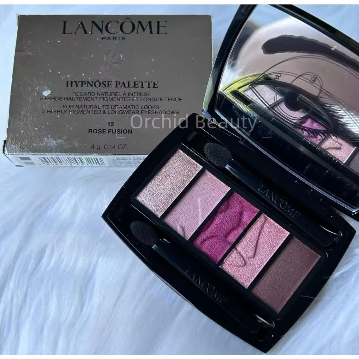 Lancome Eyeshadow Liner Palette Full Size Hypnose (12 Rose Fusion`) by Lancôme
