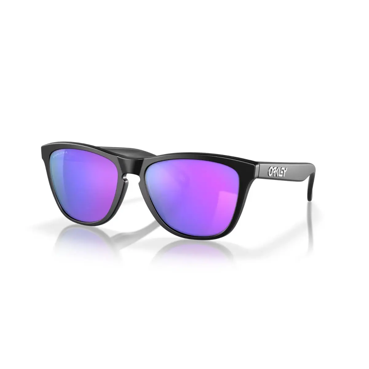 Frogskins Black Matte w Prizm Purple Violet Iridium Sunglass 9013-H6 by Oakley