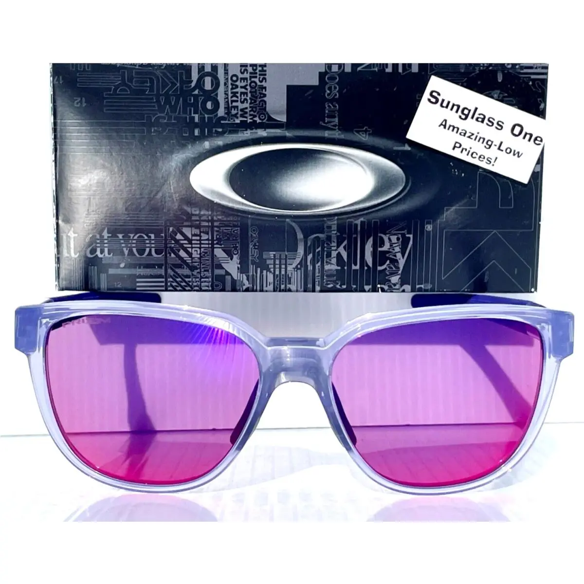 Actuator Lilac Crystal Prizm Road Purple Lens Sunglass 9250-07 by Oakley