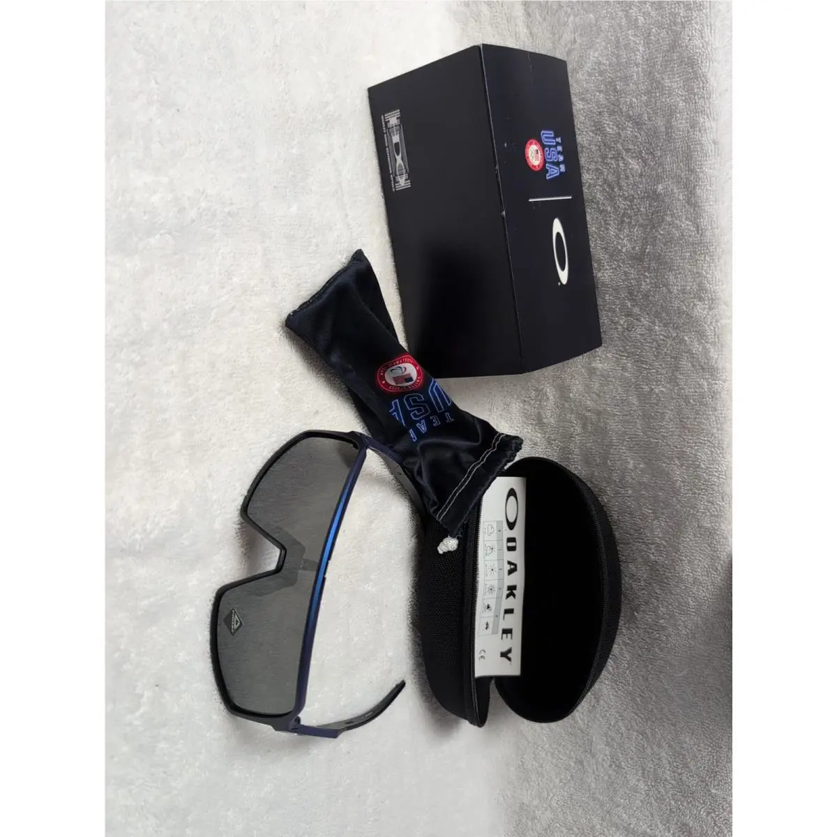 Oakley Team Usa Sutro Sunglasses.electric Blue Fade Frame Black