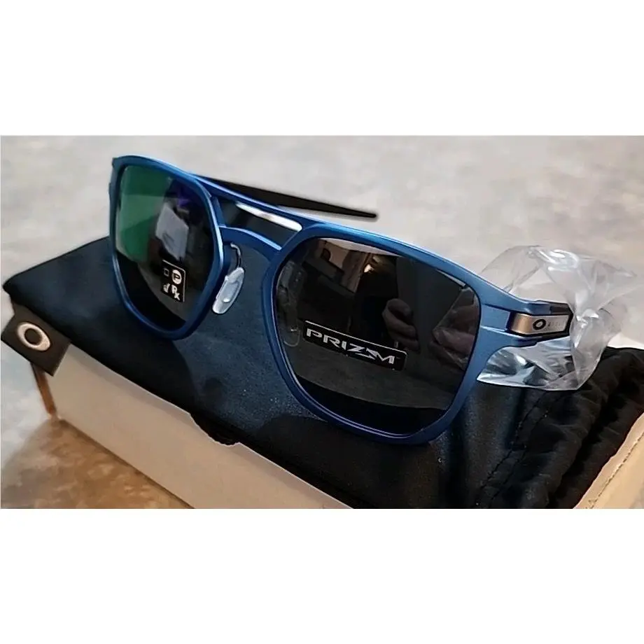 Oakley Latch Alpha OO4128-0353 Matte Sapphire with Prizm Black Lenses