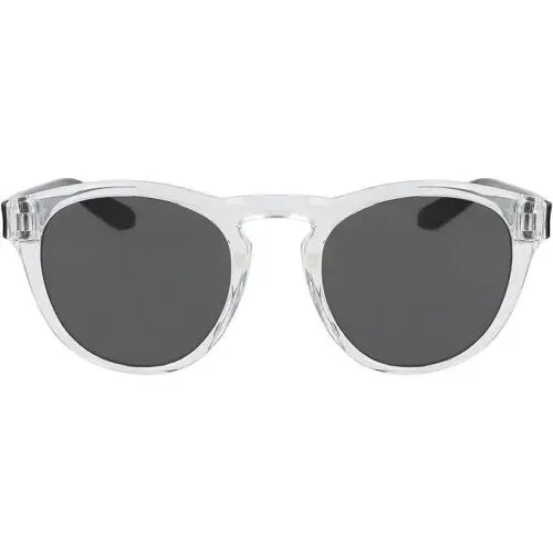 Dragon Unisex Opus Sunglasses -crys/shiny Aqua/rob Resin Frame Ll Smoke Lens