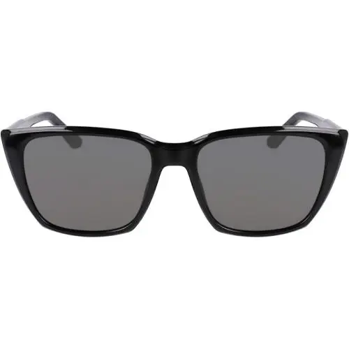Dragon Womens Luna Sunglasses -shiny Black Frame Ll Smoke Lens