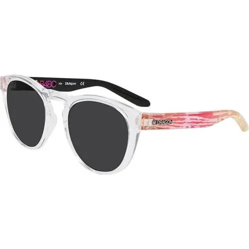 Dragon Unisex Opus Sunglasses - Crystal Tie Dye B4BC Frame LL Smoke Lens
