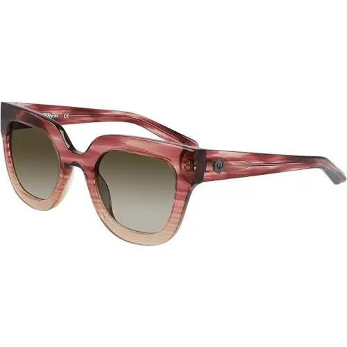 Dragon Women`s Purser Sunglasses - Rose Beige Gradient Frame LL Brown Gradient