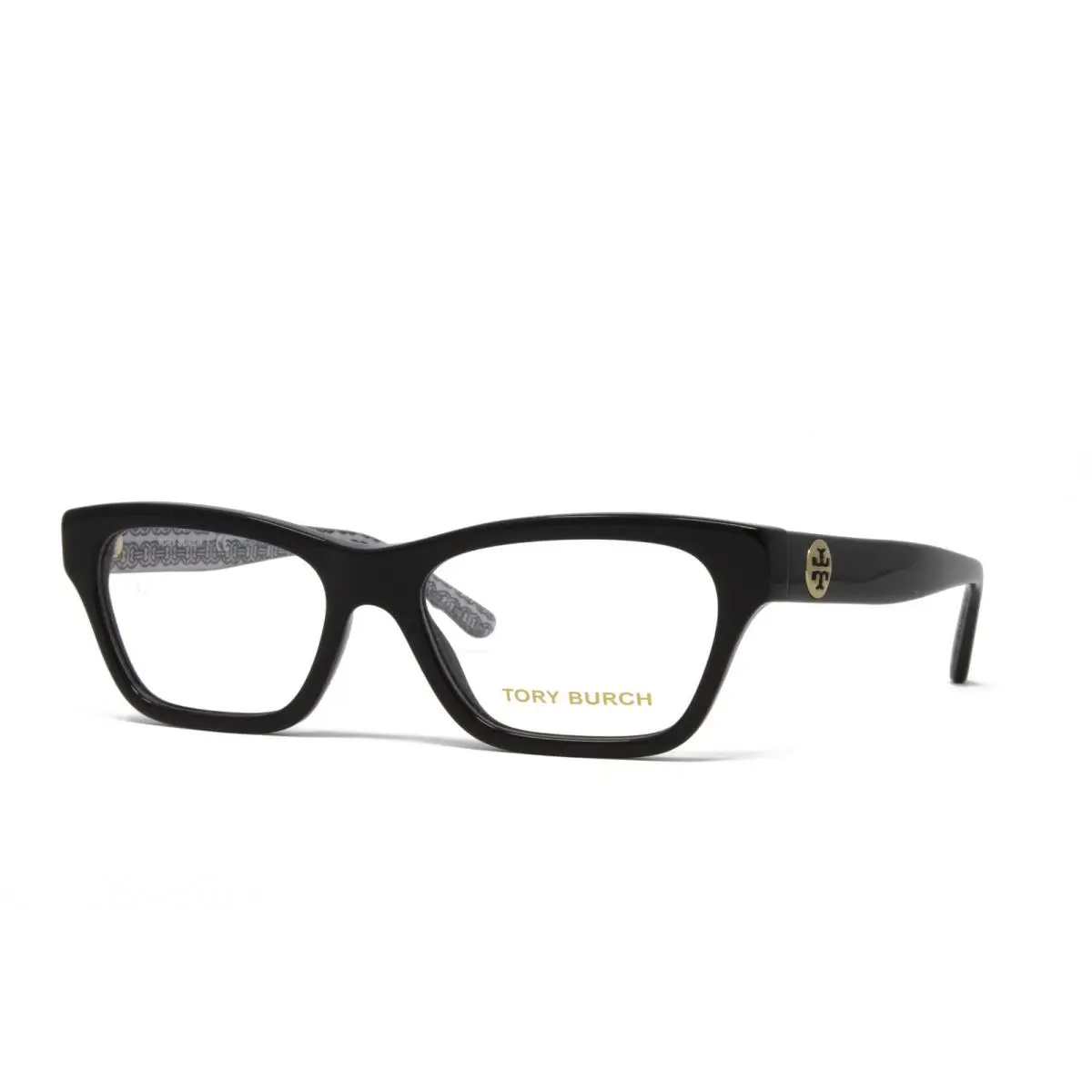 Tory Burch Eyeglasses TY2097-1813 Black 51mm Cat Eye Plastic Frames