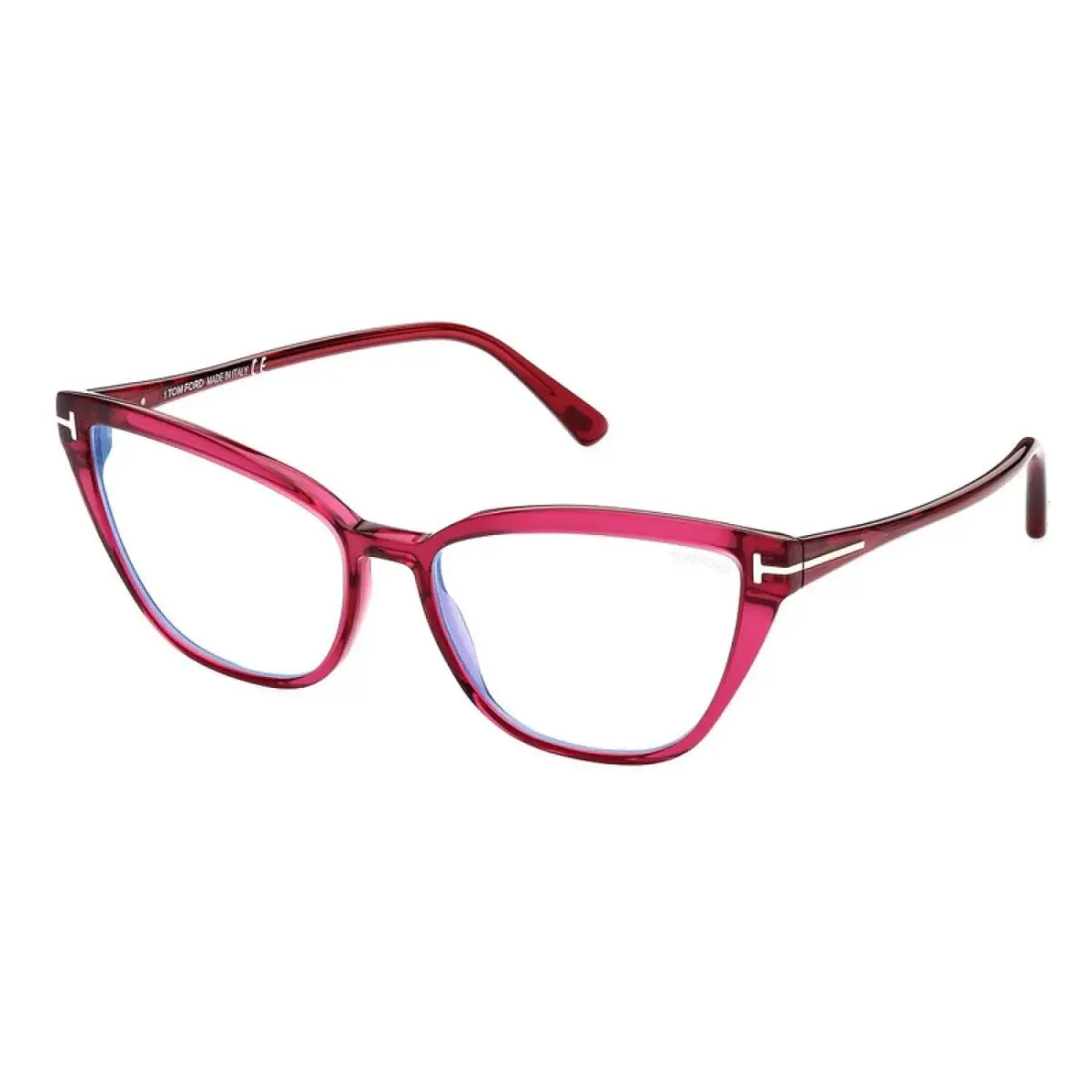 Tom Ford FT5825-B 075 Shiny Fuxia 55MM Eyeglasses 55-16-140