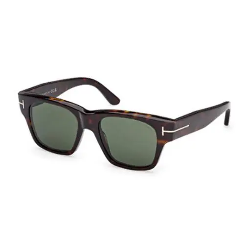 Tom Ford FT1280 52N Acetate Dark Havana Green 53 mm Men`s Sunglasses