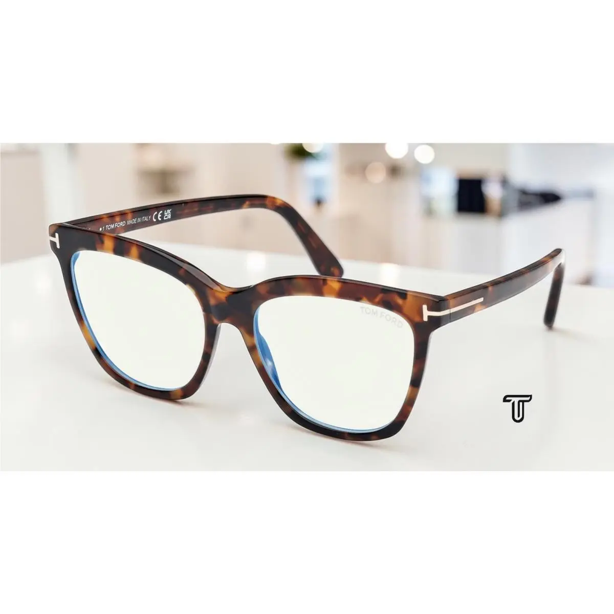 Tom Ford FT6042 B 052 Dark Havana Demo Lens 54 mm Women`s Eyeglasses