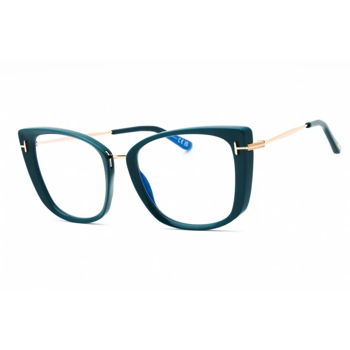 Tom Ford FT5816-B 089 Eyeglasses Turquoise Frame 53mm