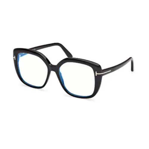 Tom Ford FT6043-B 055 Coloured Havana Blue Filter Cat Eye Women`s Eyeglasses