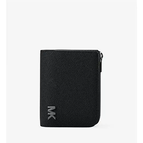 Michael Kors Men Cooper Saffiano Leather Folio Wallet In Black