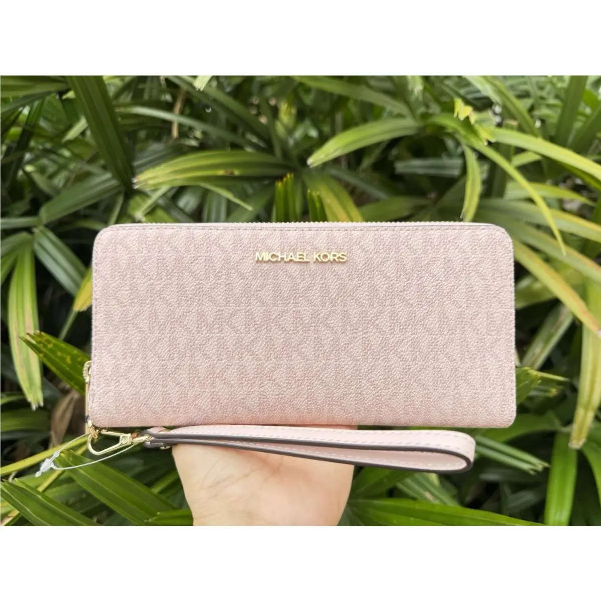 Michael Kors Jet Set Travel Large Continental Wallet MK Powder Blush