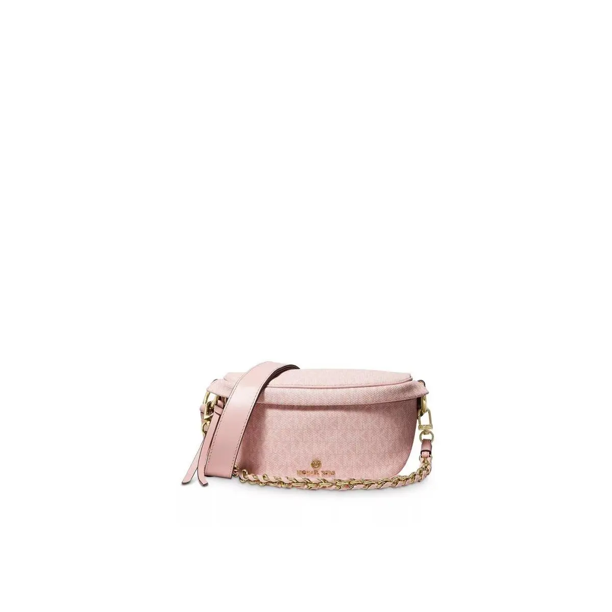 Michael Kors Women`s Slater Sling Pack Messenger Smokey Rose One Size - Handle/Strap: Pink, Hardware: Gold, Exterior: Pink