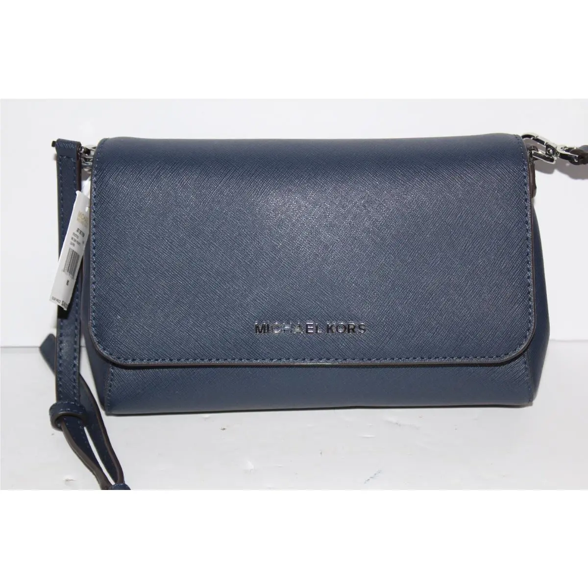 Michael Kors Jet Set Item Saffiano Convertible Pouchette Crossbody Bag