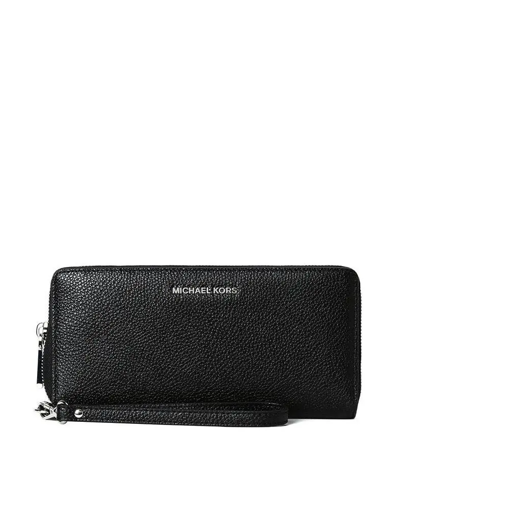 Michael Kors Women`s Money Pieces Travel Continental Wallet Black