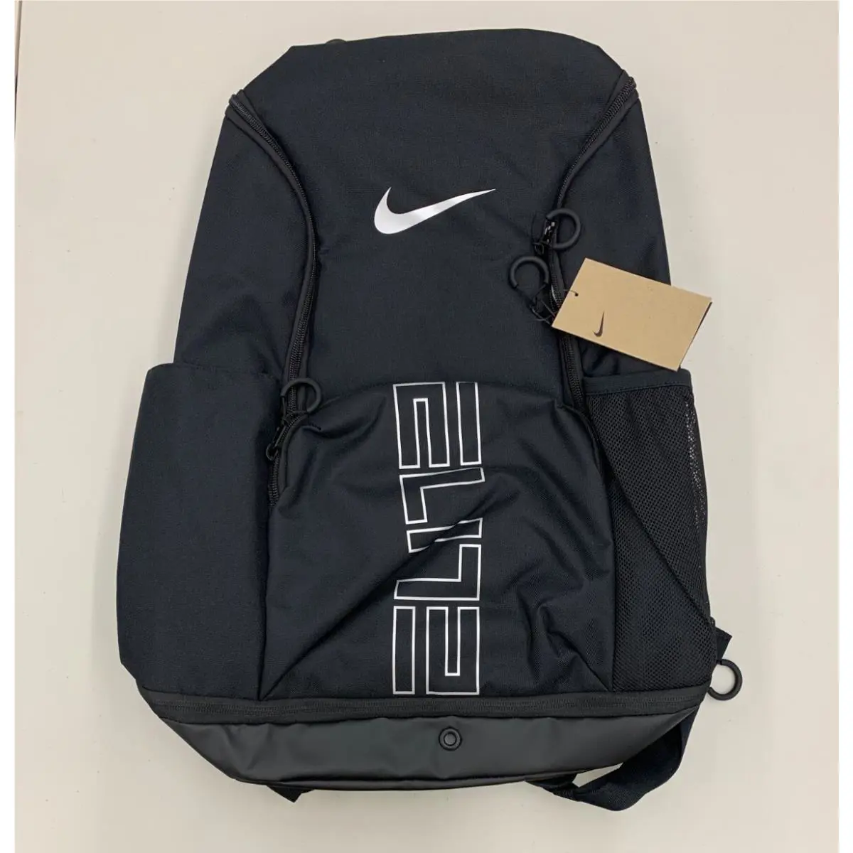 Nike Varsity Elite Backpack 32L Black Grey Navy Air Cushion Basketball HM9965