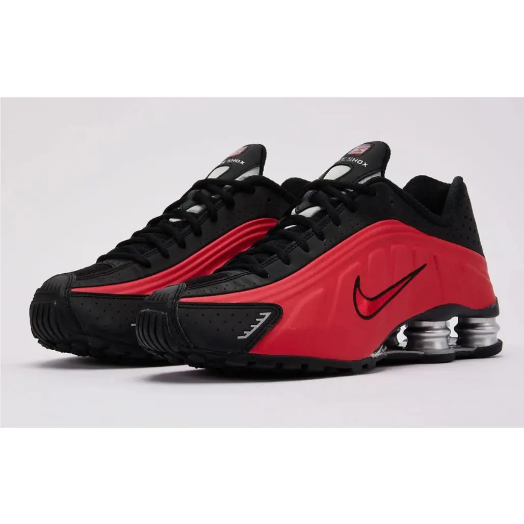 Nike shoes - Nike Shox R4 - Shox - University Red/Metallic Silver/Black 13