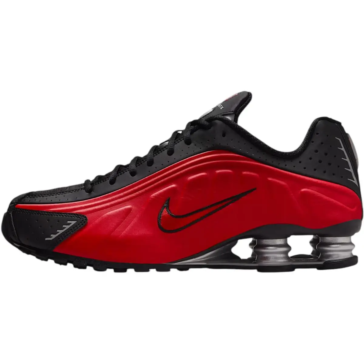 Nike shoes - Nike Shox R4 - Shox - University Red/Metallic Silver/Black 8