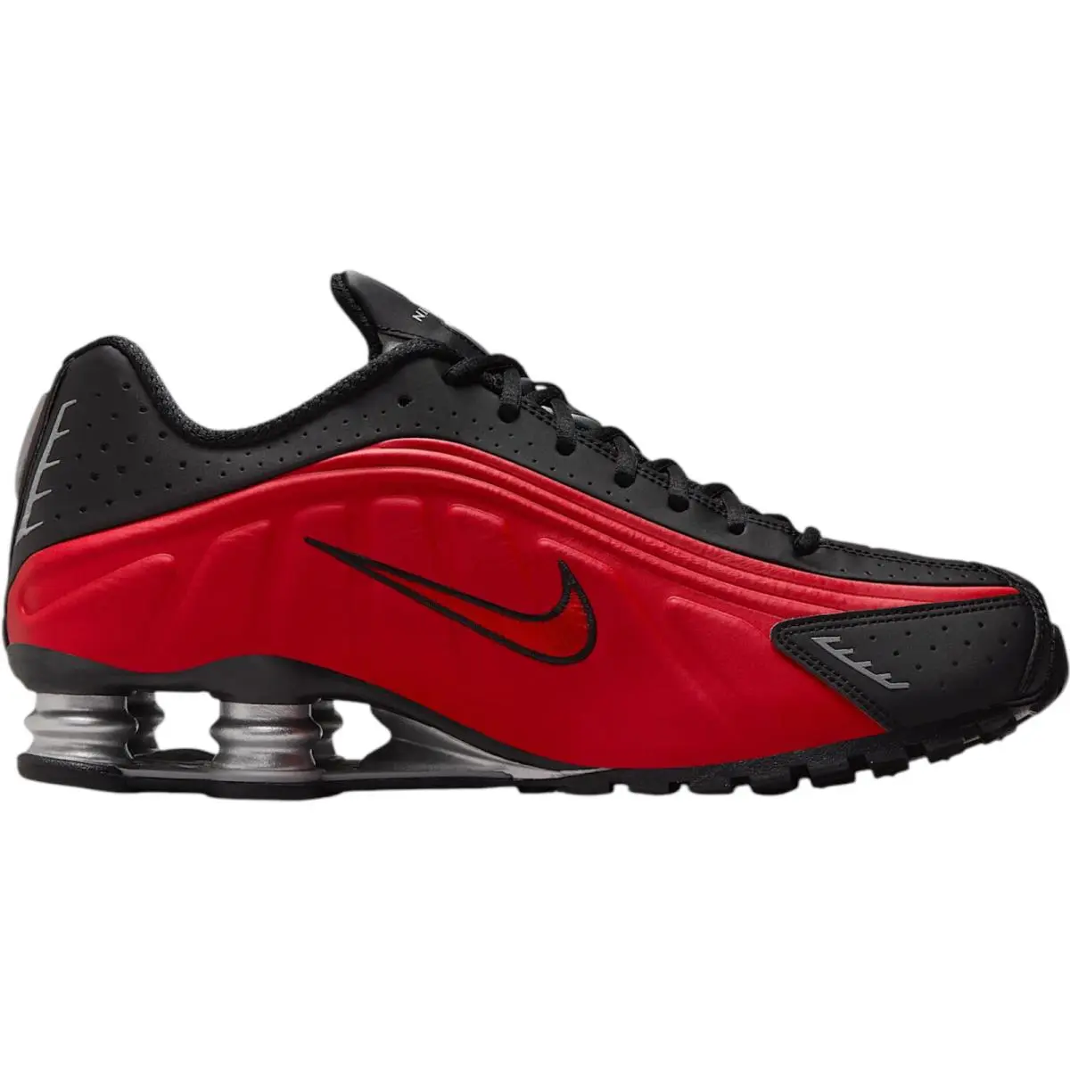 Nike shoes - Nike Shox R4 - Shox - University Red/Metallic Silver/Black 7