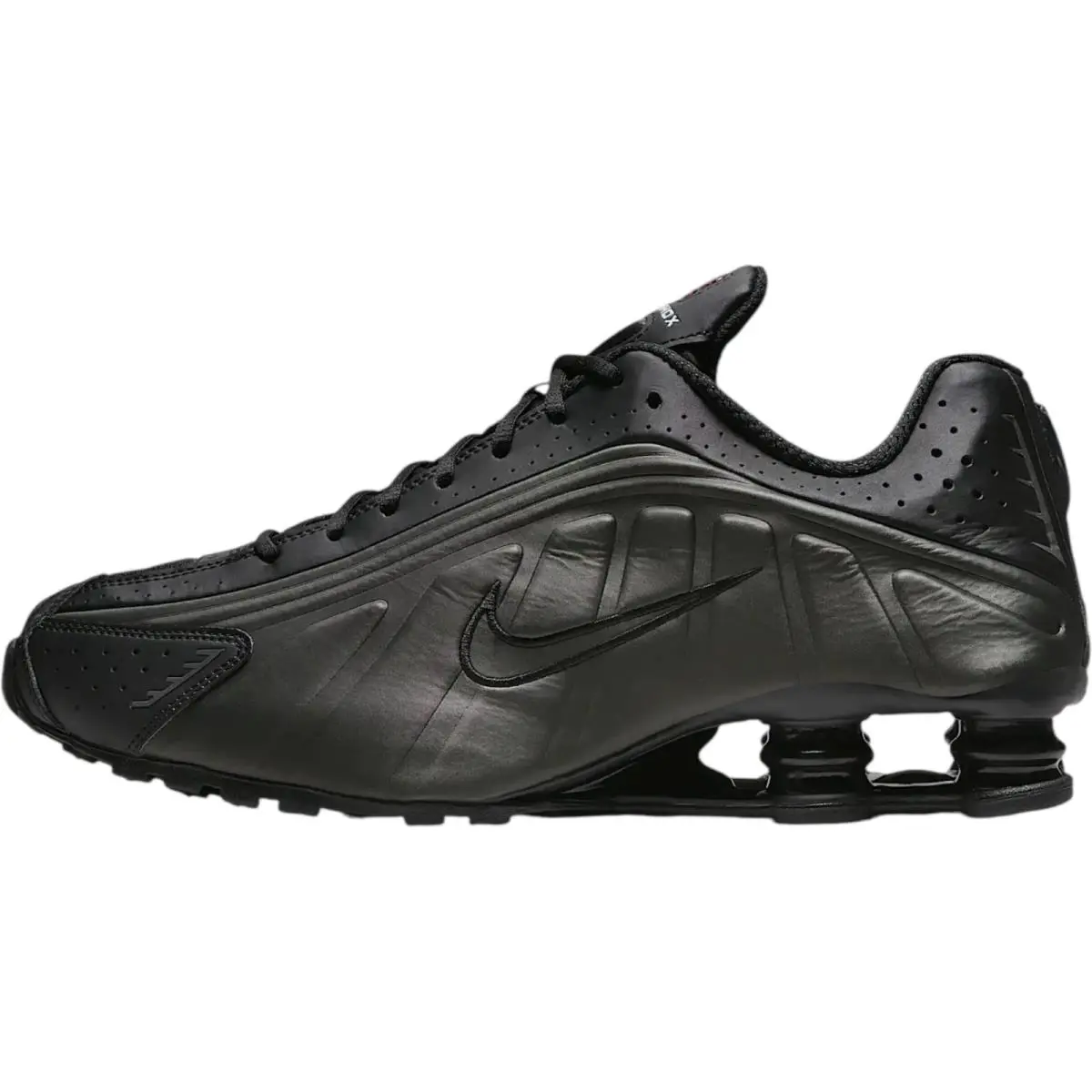 Nike shoes - Nike Shox R4 - Shox - Black/Black/Light Crimson/Black 1