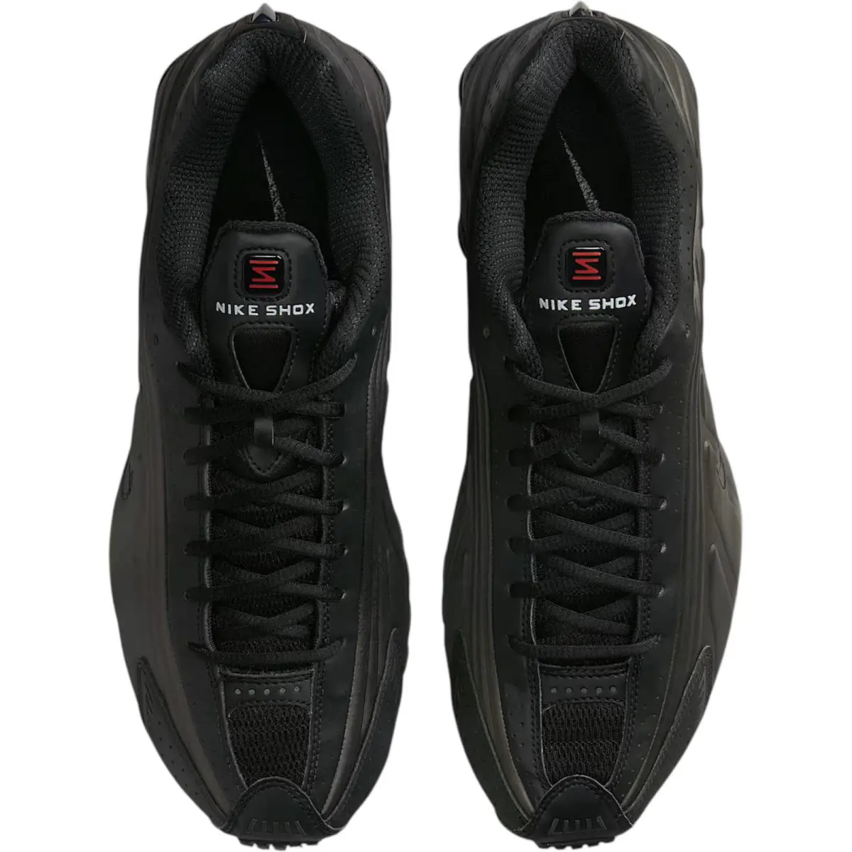 Nike shoes - Nike Shox R4 - Shox - Black/Black/Light Crimson/Black 4