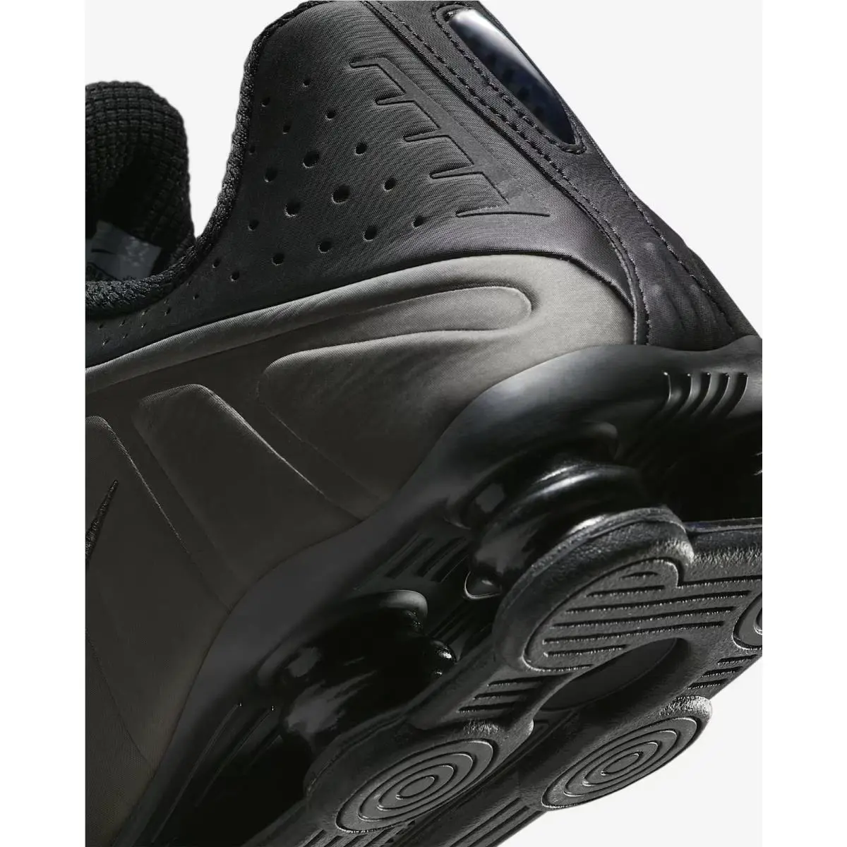 Nike shoes - Nike Shox R4 - Shox - Black/Black/Light Crimson/Black 2
