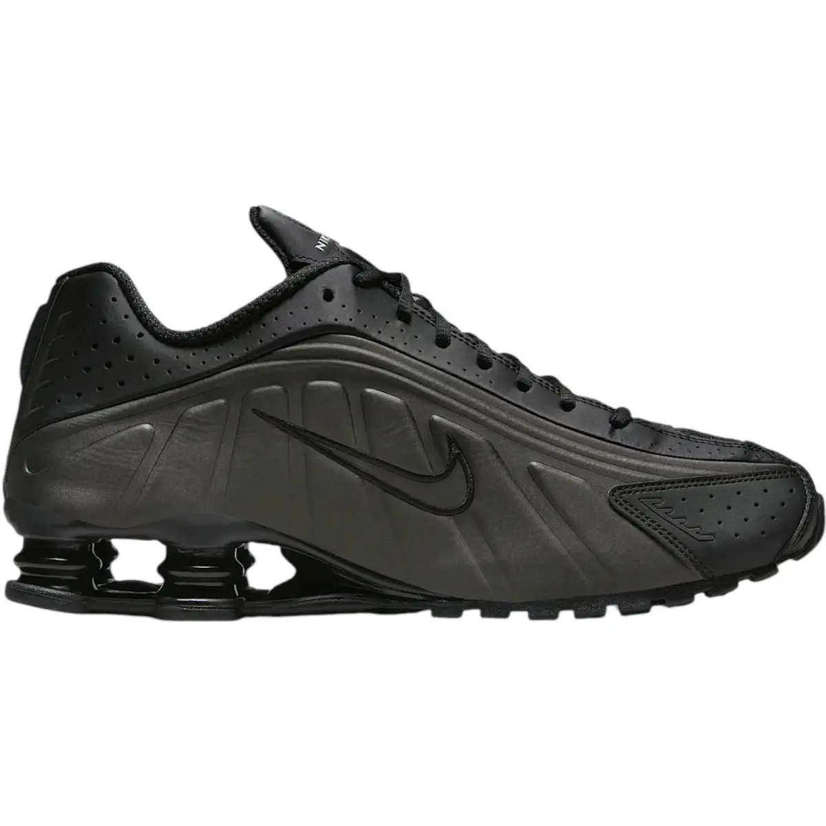Nike shoes - Nike Shox R4 - Shox - Black/Black/Light Crimson/Black 6
