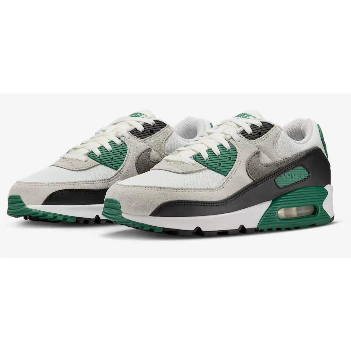 Nike shoes - Nike Air Max 90 - Air Max - DM0029-116 - Summit White/Evergreen Aura/Vast Grey/Smoke Grey 12
