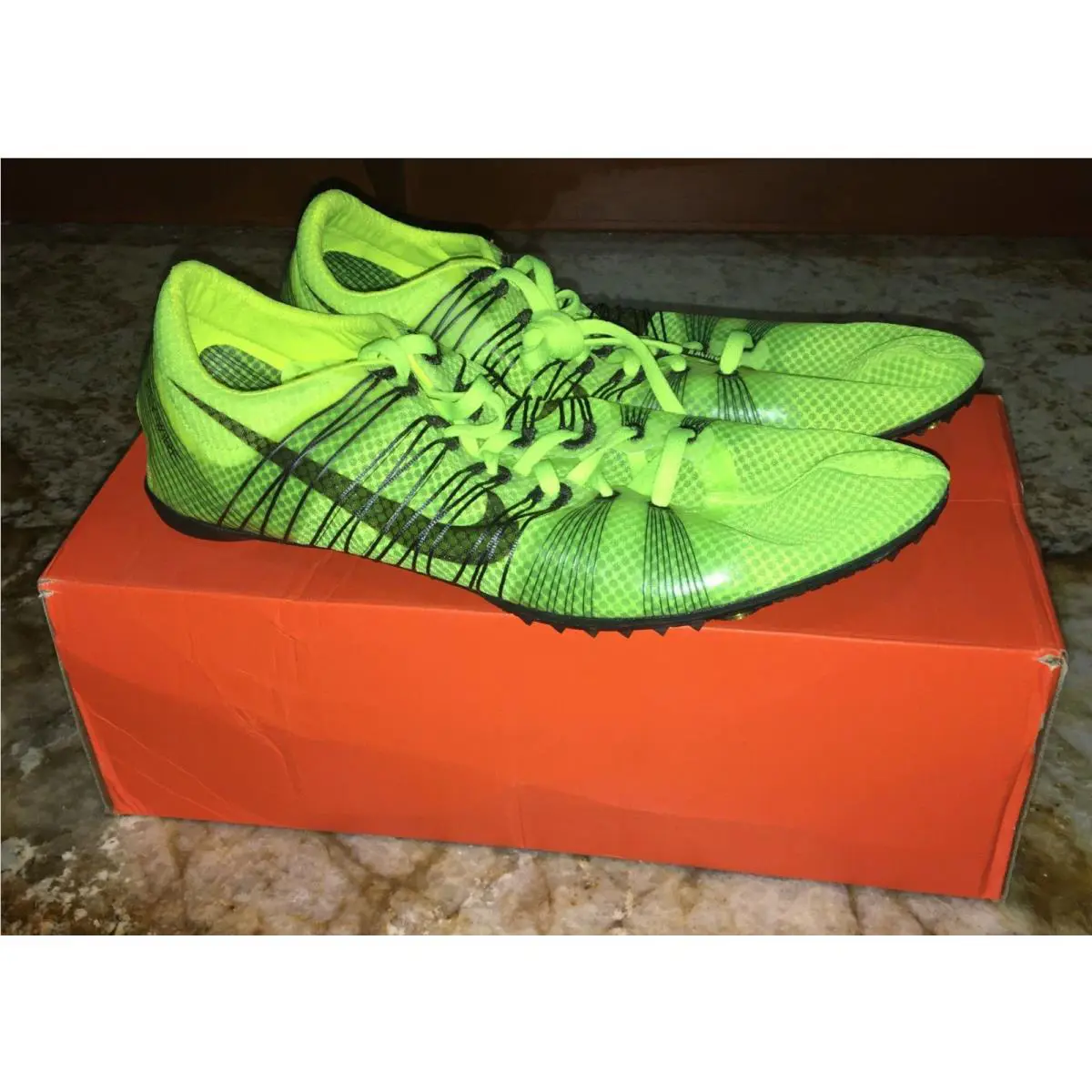 Nike shoes - NIKE Victory Elite Carbon - Victory Elite Carbon - 526627 - Yellow 7