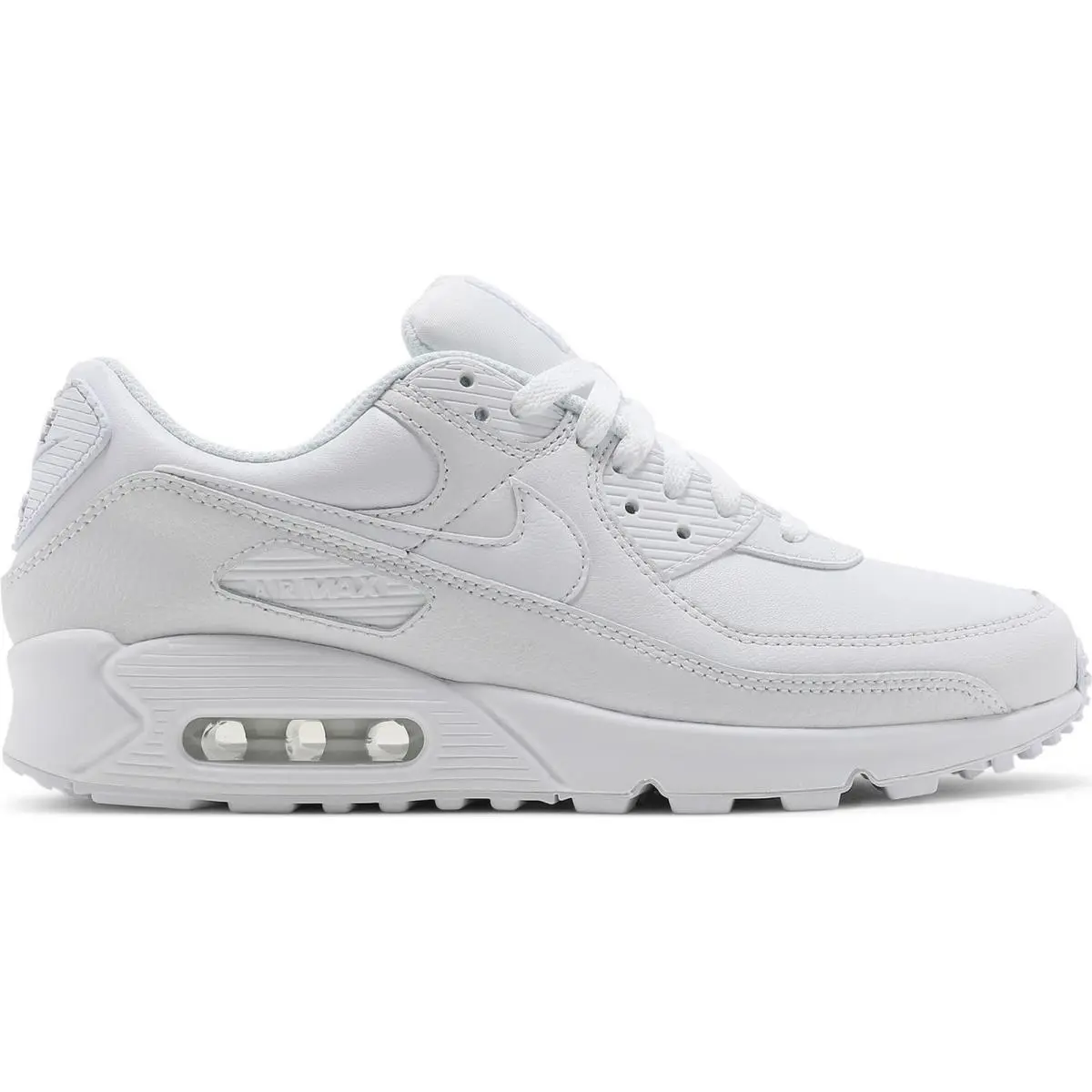CZ5594-100 Mens Nike Air Max 90 `leather Triple White`