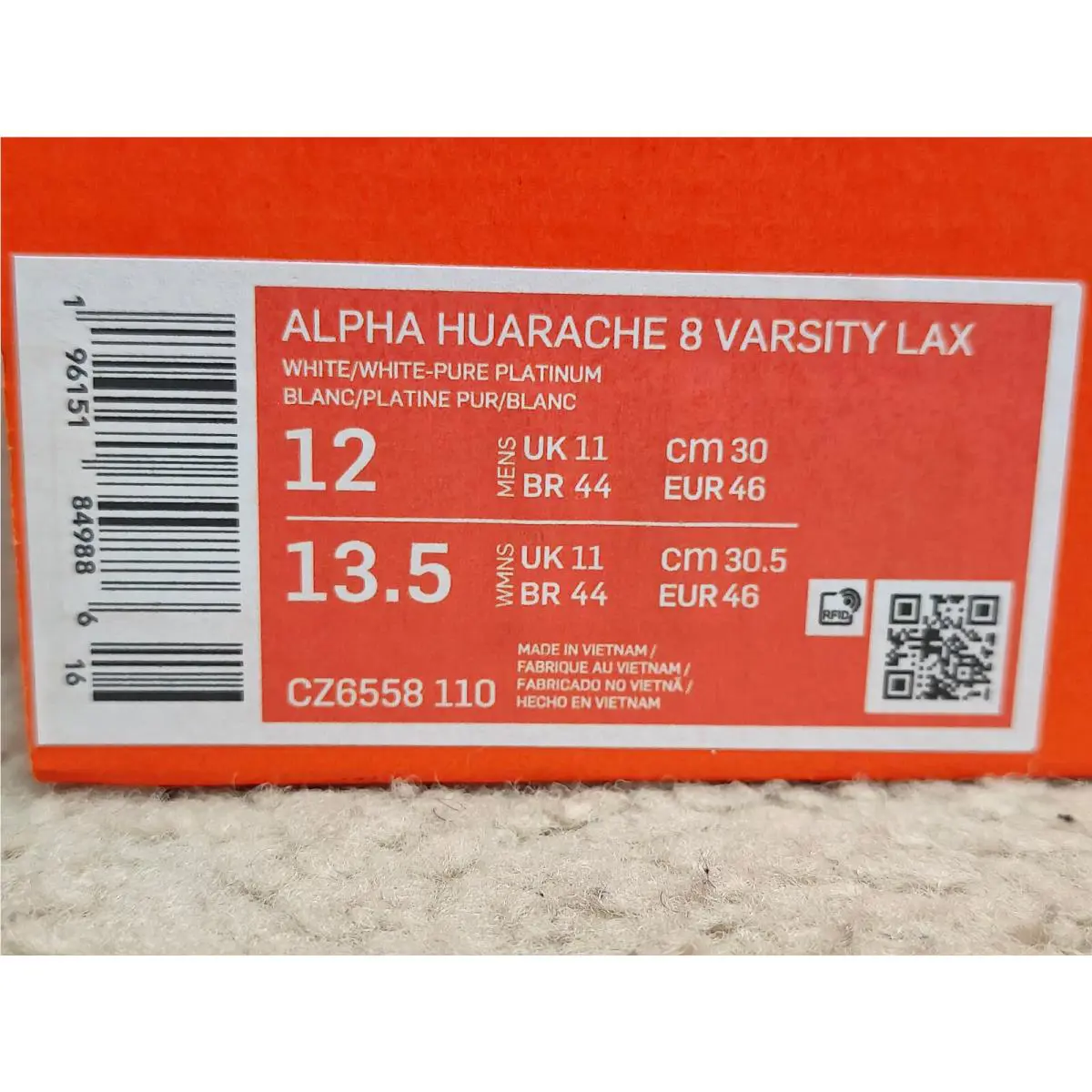 Nike shoes - Nike Alpha Huarache - Alpha Huarache - CZ6558-110 - White 0