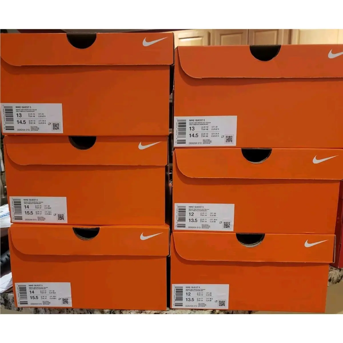 Nike shoes - Nike Quest 5 - Quest - DD0204-010 - Gray 10