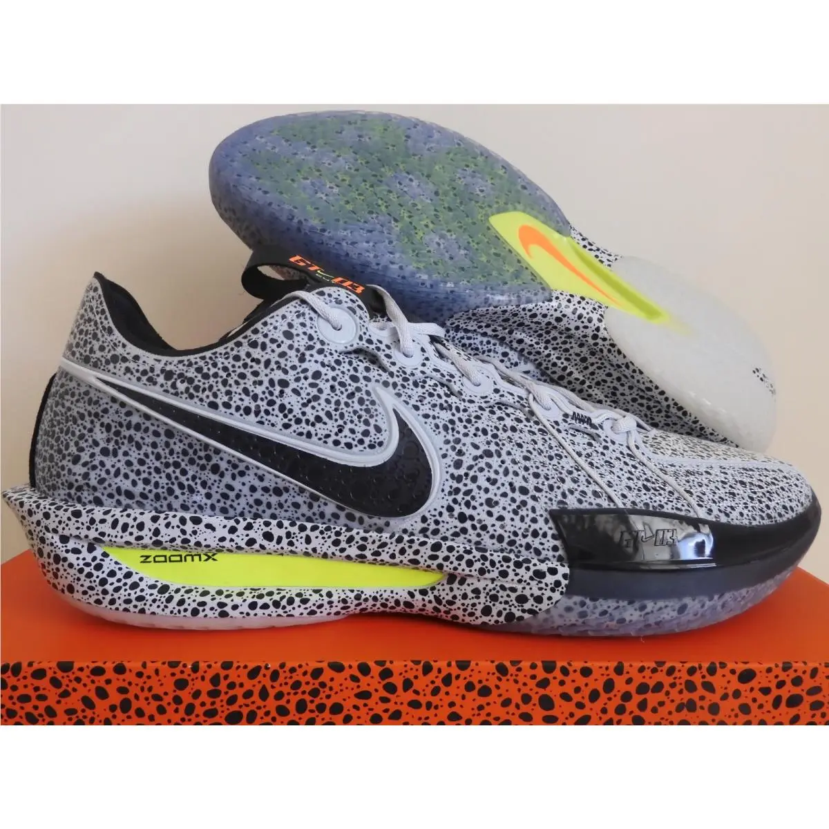 Nike Air Zoom G.t. Gt Cut 3 Electric Pack Olympic Safari Sz 17 FV3626-900