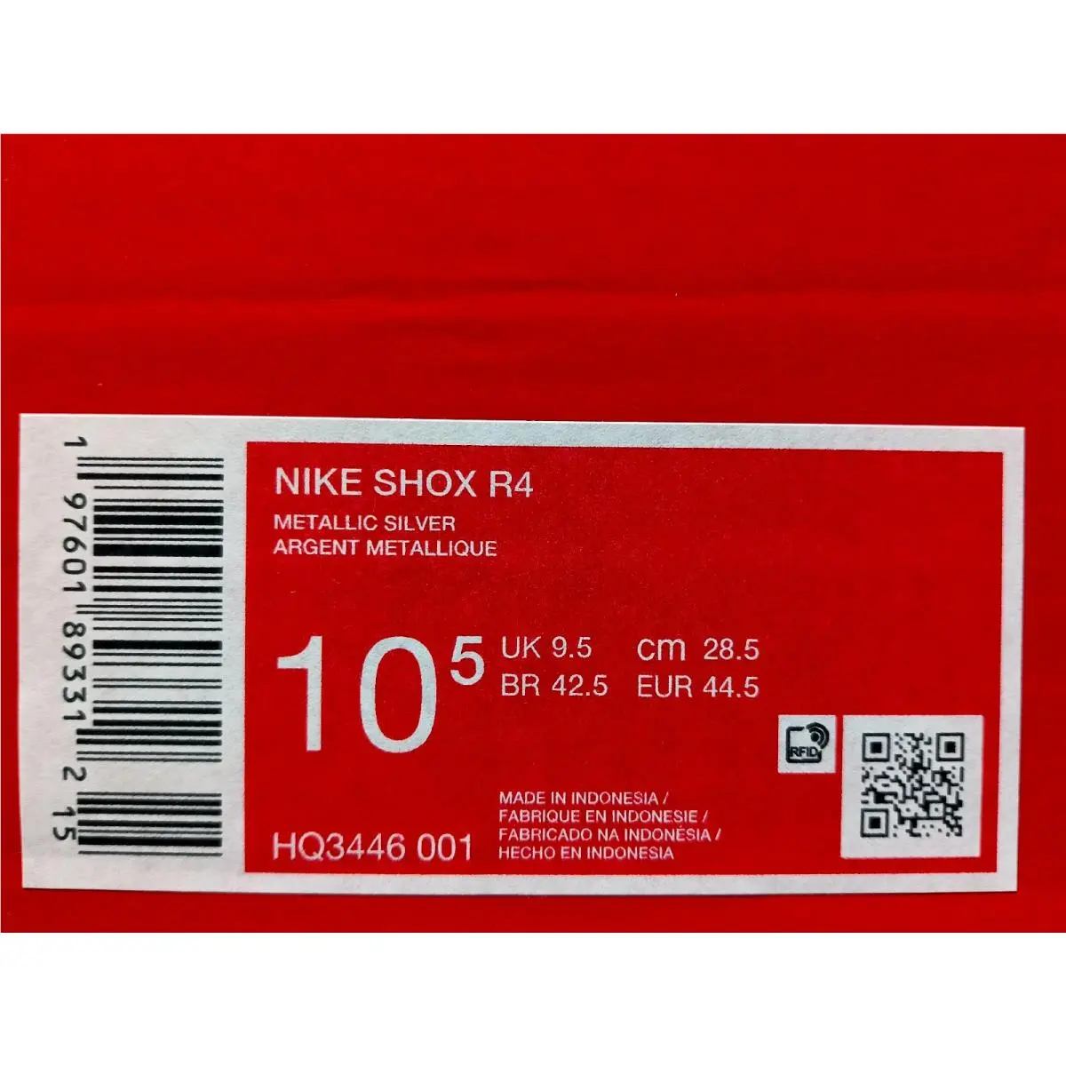 Nike shoes - Nike Shox R4 - Shox - Hq3446-001 - Blue (UPC: 197601893312) 4